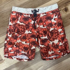 Maaji Red Floral Board Shorts